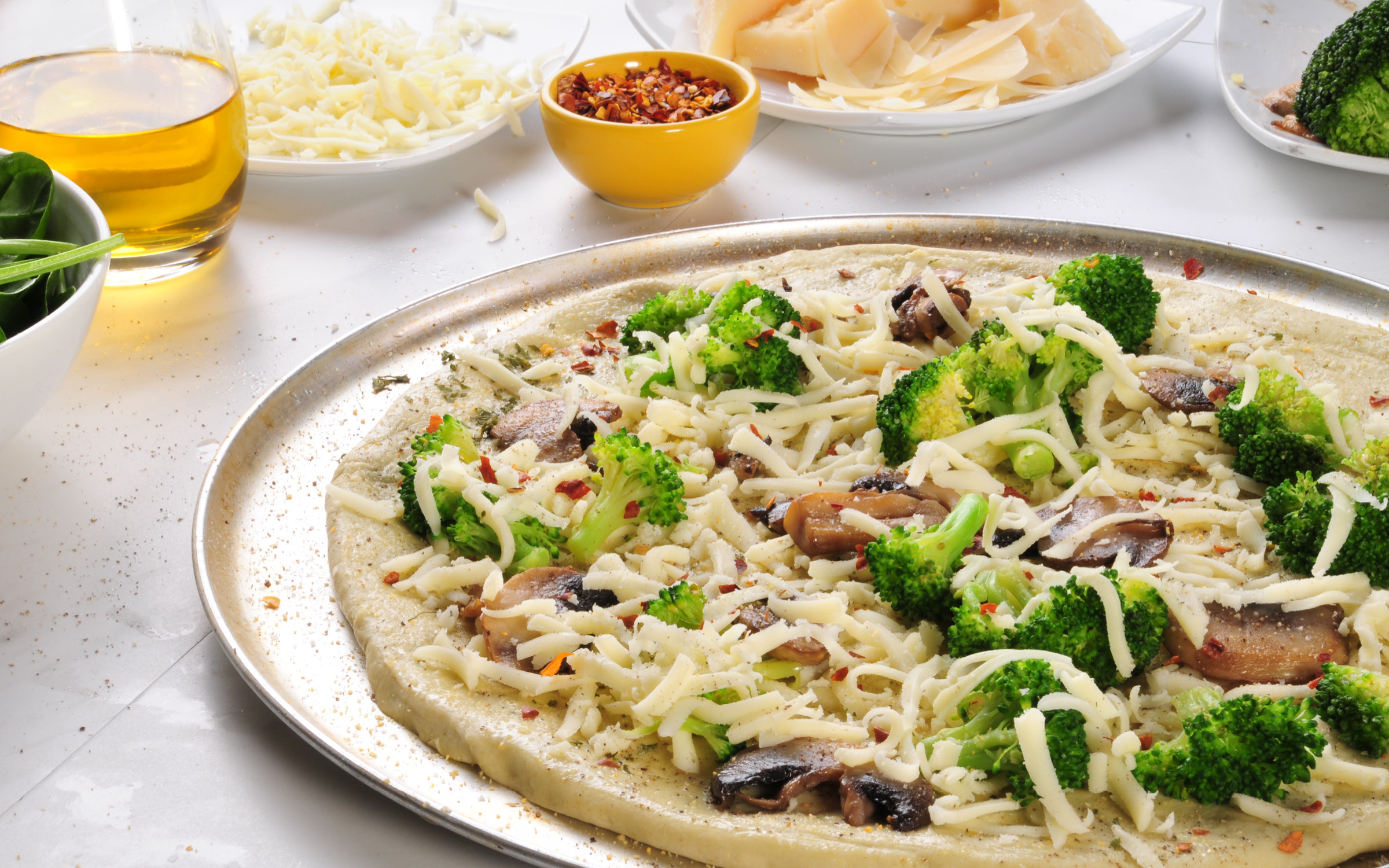 Broccoli Dough Pizza